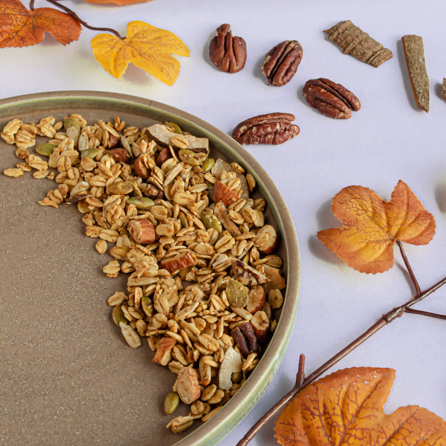 Maple-Cinnamon-Pecan Granola