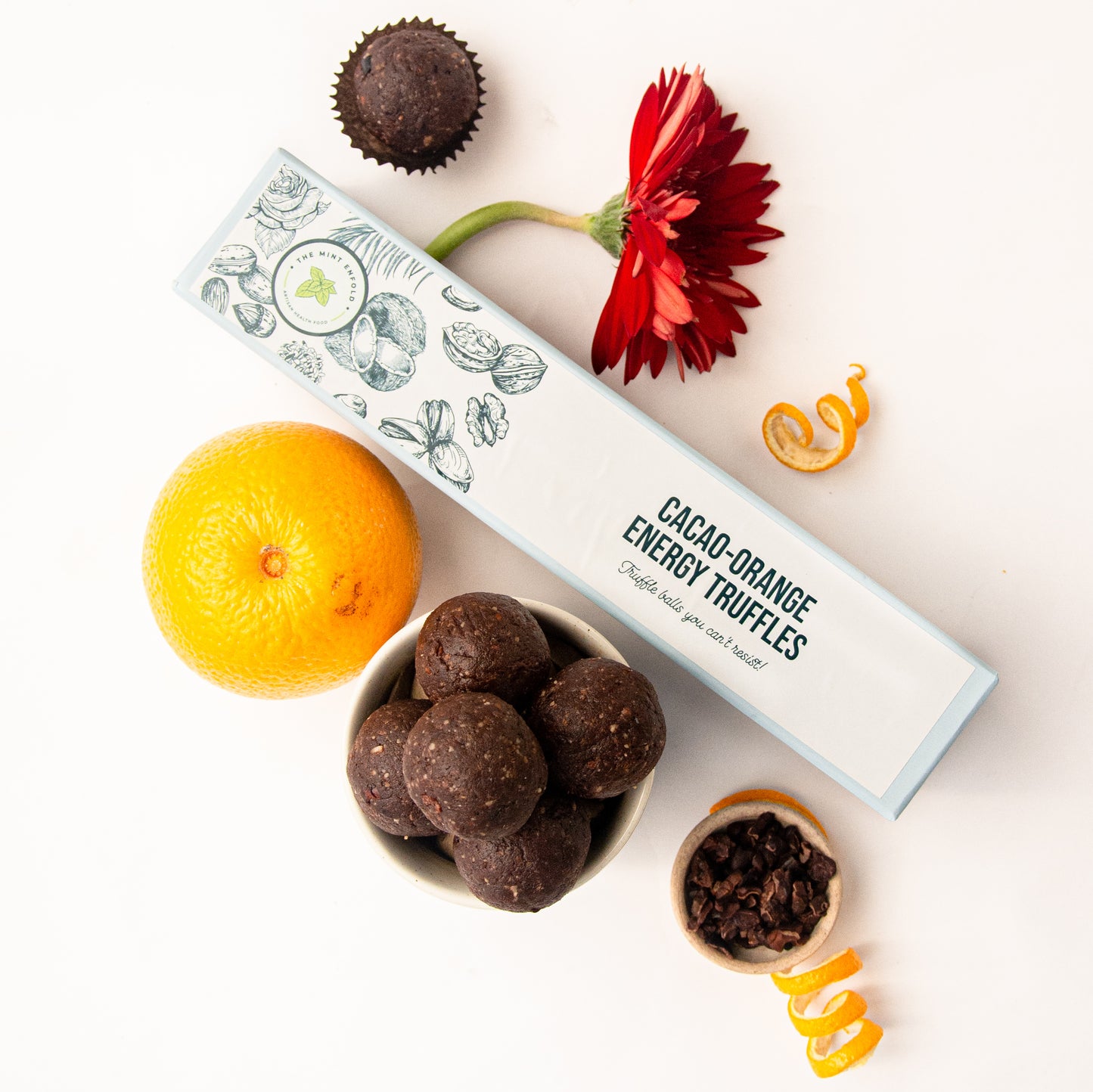 Cacao-Orange Energy Truffles