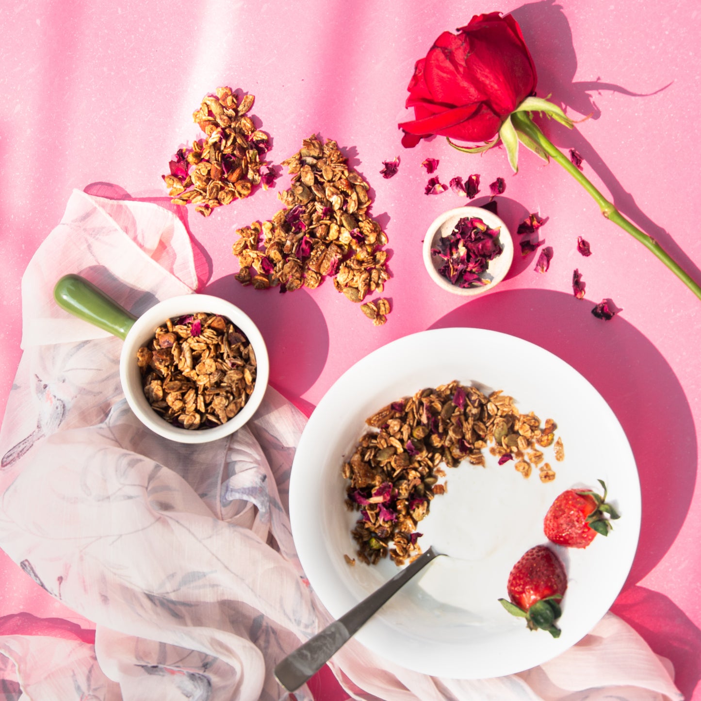 Rose-Pistachio Granola